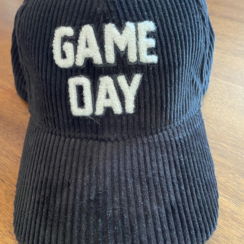 Buckle Black Corduroy 'Game Day' Hat